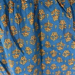 Luna Moon Cream and Teal Knit Fabric